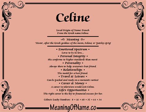 celine definition|how to spell celine.